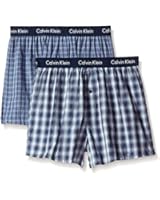 Calvin Klein Men's 2-Pack Woven Boxer