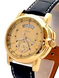 K58 JACK WINNER HERREN HERREN AUTOMATIK UHR Vergoldet