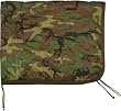 Military GI Style Rip-Stop Poncho Liner (62" x 82") - Woodland Camouflage