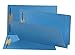 Smead End Tab Fastener File Folder, Shelf-Master Reinforced Straight-Cut Tab, 2 Fasteners, Legal Size, Blue, 50 per Box (28040)