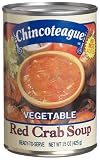 Chincoteague Seafood Vegetable Red Crab Soup, 15-Ounce Cans (Pack of 12)