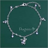 Dangle Crystal Rabbit Bracelet Charm
