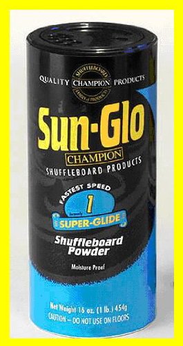 Sun-Glo Super Slide Shuffleboard powder Wax
