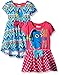 Disney Little Girls' Toddler Finding Dory Dresses Have You Seen This Fish, Blue, 3T (Pack of 2)