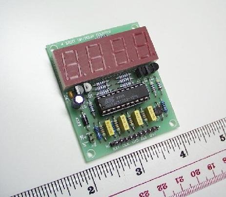 4 digit LED up/down counter using mcu (kit)
