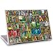 GelaSkins Protective Skin for *17-inch* PCs & Macbook Pro 17 Laptops - Bookshelf