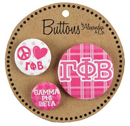 Gamma Phi Beta - 3 Button Set
