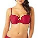 Cleo Women's Maddie Molded Balconnet T-Shirt Bra, Raspberry, 34FF