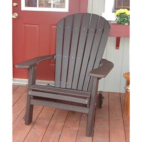 Forever Phat Tommy Polywood Adirondack Chair - Espresso by 