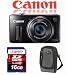 Canon PowerShot SX280 HS (Black) + Lowepro Camera Case + 16GB Kit