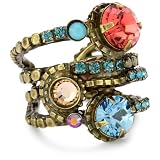 Sorrelli Tropical Stacked Circular Crystal Adj