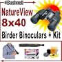 Bushnell Natureview 8X40 Birder Binocular + Accessory Kit