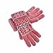 Yan & Lei Women's Knitted Winter Gloves with Roll Up Cuffs