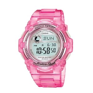 Casio Women\’s BG3000-4B Baby-G Light Pink Digital Sport Watch