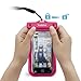 DandyCase Slim Waterproof Case for Apple iPhone 5S / 5 / 5C & Apple iPod Touch 5 (Will NOT fit Other Smartphones) - IPX8 Certified to 100 Feet [Retail Packaging (Hot Pink)