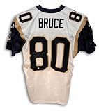 Autographed Isaac Bruce St. Louis Rams White Puma Authentic Jersey
