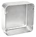 Stainless Steel Blank 2-1/8 Inch Deep 4-11/16 Inch Junction Boxes-1 per case