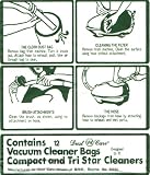All Models Compact Vacuum Cleaner Replacement Bag (12 Pack)