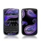 Morado Purple Paisley Skin Decal Sticker for the Blackberry Tour 9630 Cell Phone