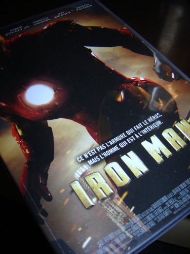  Iron Man / Region 2 PAL DVD / Audio: English, French / Subtitle: French / Starring: Robert Downey Jr., Terrence Howard, Jeff Bridges, Gwyneth Paltrow