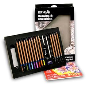 Reeves Artists Pencil Set Provides All The Tools For A Wide Range Of Sketching And Drawing Effects