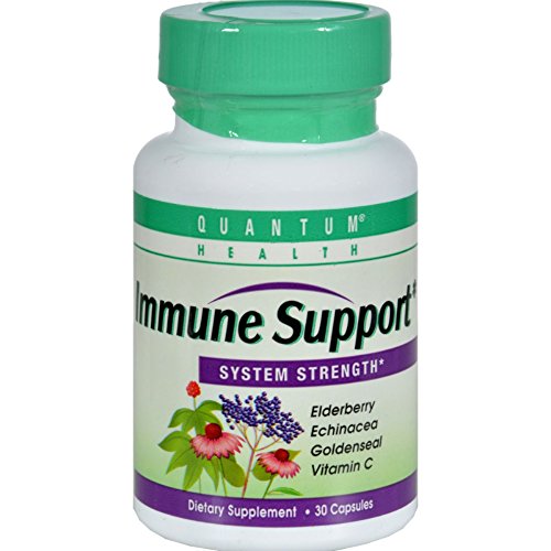 Quantum Health Immune Support System Strength - 30 Capsules - Made with Elderberry, Echinacea, Goldenseal, Vitamin C Quantum Health Immune Support System Strength - 30 Capsules - Made with Elderberry, Echinacea, Goldenseal, Vitamin C