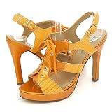 Michael Antonio Prey Heels Orange