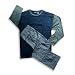 Private Label - Mens Big And Tall Long Sleeve Woven Pajamas, Navy, Charcoal