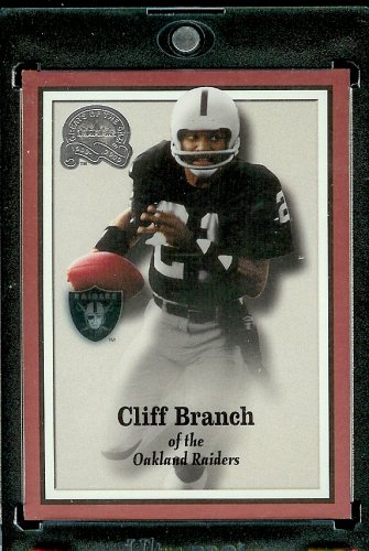 2000 Fleer Greats of the Game Football Card # 17 Cliff Branch Oakland Raiders Mint Condition - Shipped In Protective ScrewDown Case!