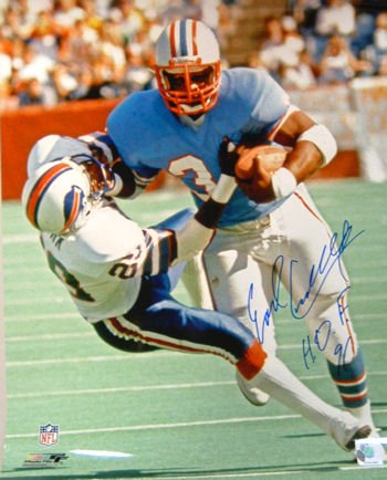 Earl Campbell Autographed Houston Oilers 16x20 Photo