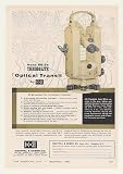 1960 Keuffel  Esser KE6e Theodolite Optical Transit Print Ad 45140
