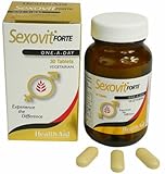 HealthAid Sex-O-Vit Forte - Zinc, Amino Acids, Korean Ginseng -30 Vegetarian Tablets