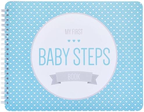 NEW! Baby First Year Memory Book for a Single Mom. Aqua Lagoon "Modernista"(TM), Poly Cover Hand Made. Memory keeper record book and journal for Boy or Girl. 7.5x9.5" - Great Shower Gift