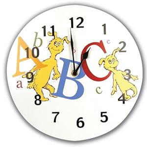 Trend Lab Dr Seuss ABC Wall Clock