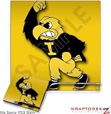 Sony PS3 Slim Skin - Iowa Hawkeyes Herky on Gold by WraptorSkinz