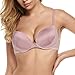 Ekouaer Sexy Lace Push Up Comfort Unlined Bra Womens Padded Stain Demi Underwire
