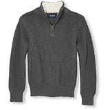 THE CHILDREN'S PLACE(ザ・チルドレンズプレイス) フェイクシェルパラインドカラーハーフジップセーター エクリプス トップスニット 4歳【並行輸入】