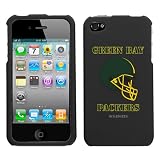 iPhone 4 4S Green Bay Packers Black Superior Helmet Snap on Hard Cover