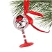 Georgia Bulldogs Hand-Painted Mini Wine Glass Christmas Ornament