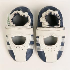 Momo Baby Soft Sole Baby Sandal Shoes - Athelic Blue