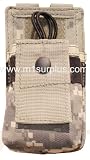 UTG Tactical ACU ARMY Style Camo MOLLE Radio Pouch Fits Icom IC-V8 IC-T7H Yaesu VX-170 FT-60R Radio