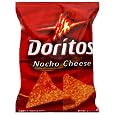 Doritos Tortilla Chips, Nacho Cheese, 1.75-Ounce Large Single Serve Bags (Pack of 64)