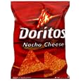 Doritos Tortilla Chips, Nacho Cheese, 1.75-Ounce Large Single Serve Bags (Pack of 64)