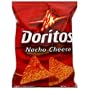 Doritos Tortilla Chips, Nacho Cheese, 1.75-Ounce Large Single Serve Bags (Pack of 64)