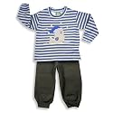 Picture Me - Toddler Boys Long Sleeve Sweatsuit, Blue, Grey
