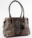 Jessica Simpson Leopard Purse Walnut Multi