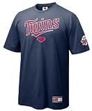 Minnesota Twins Blue MLB Practice 8 Short Sleeve Tee Shirt By Nike Team Sports