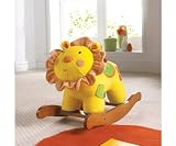 Izziwotnot Kofi Lion Rocker, Talking Rocking Animal Activity Toy