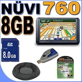 Garmin Nuvi 760 Portable GPS Vehicle Navigation System w/ 4.3
