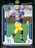 2008 Upper Deck Draft Edition # 50 Joe Flacco (RC) - Delaware - Rookie Football Card in Protective Screw Down Display Case